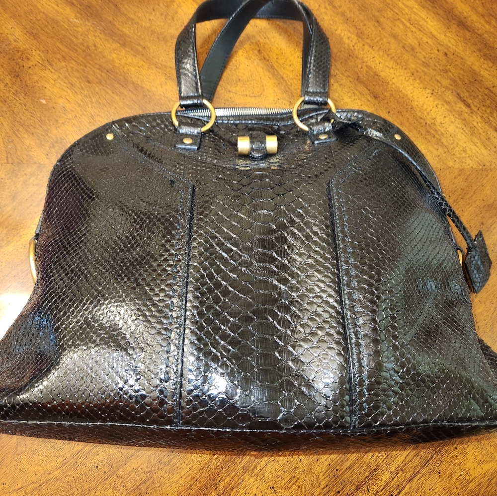 Vintage YSL Snakeskin Muse Bag